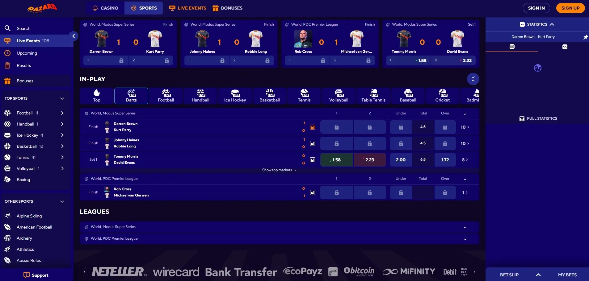 Dazard Casino Dazard Sports Live Events